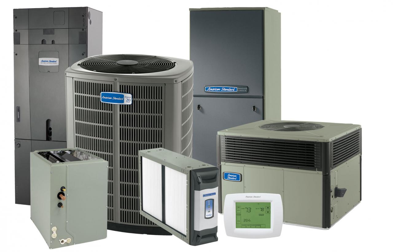 An hvac company is selling heating and cooling equipment