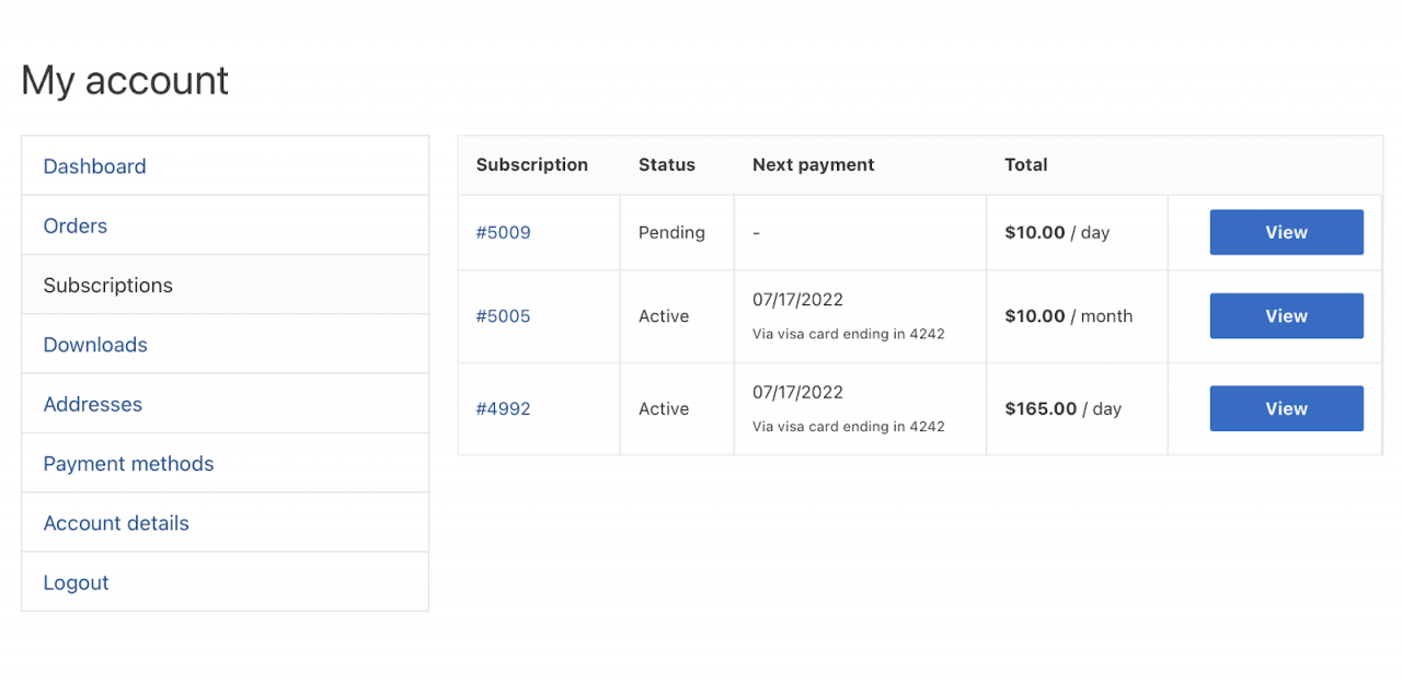 How to pay an unpaid subscription