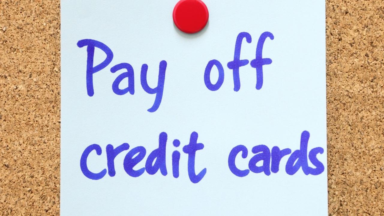 How to pay off an old credit card debt