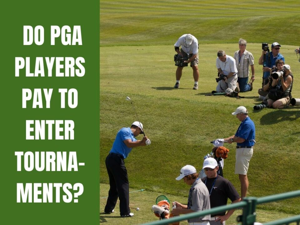 Do pga pros pay an entrance fee to tournaments
