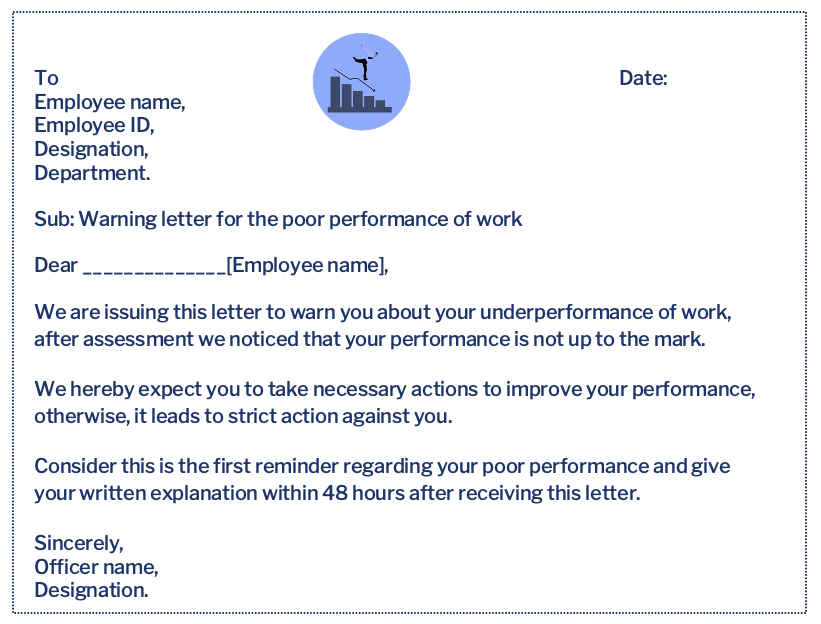 How to write an employee up for poor performance