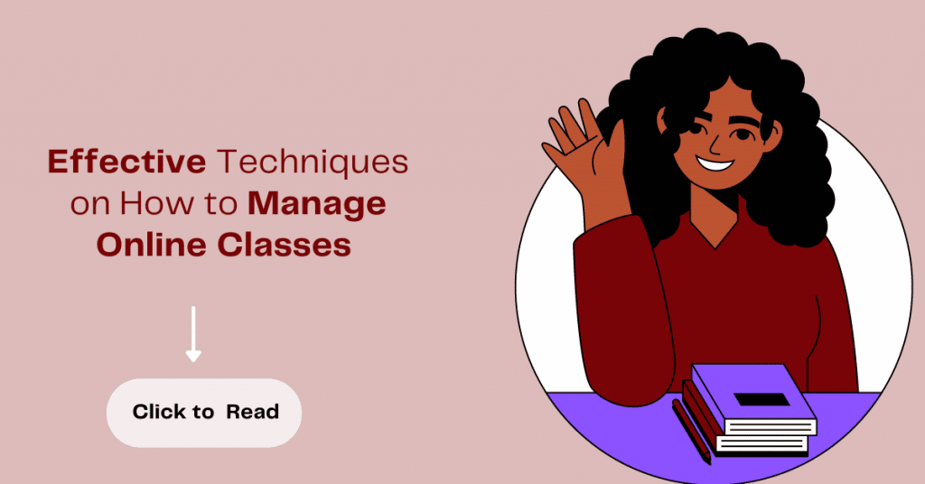 How to manage an online class