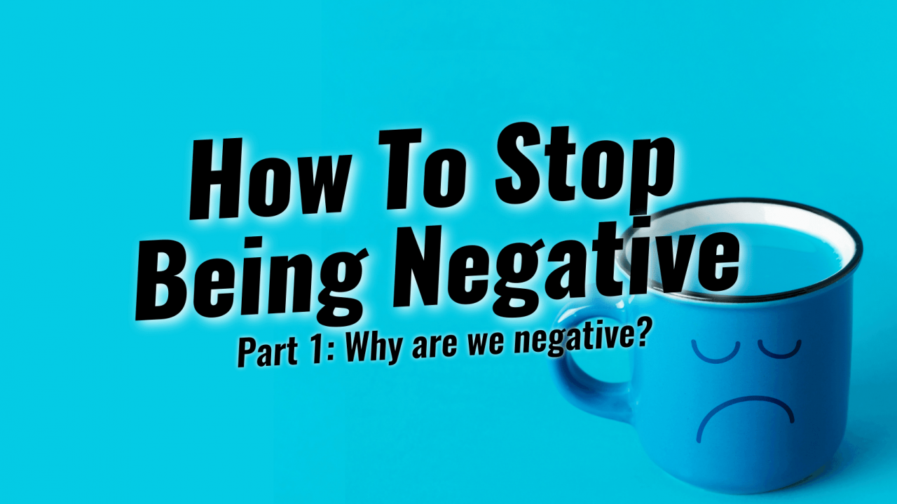 How to tell an employee to stop being negative