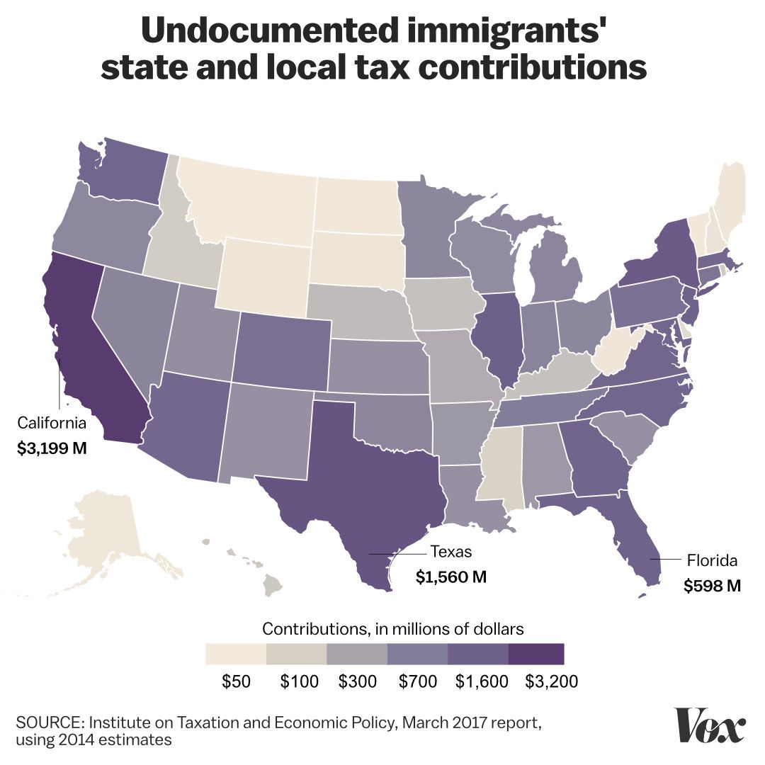 Does an illegal immigrant pay taxes
