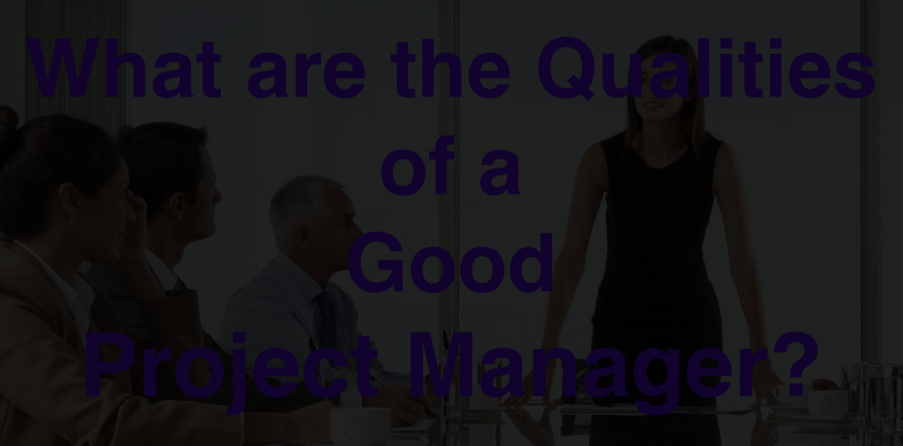 10 qualities of an effective project manager