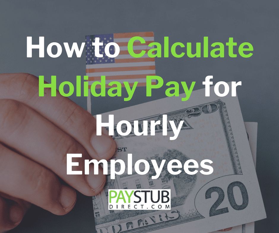Holiday pay for 17 an hour