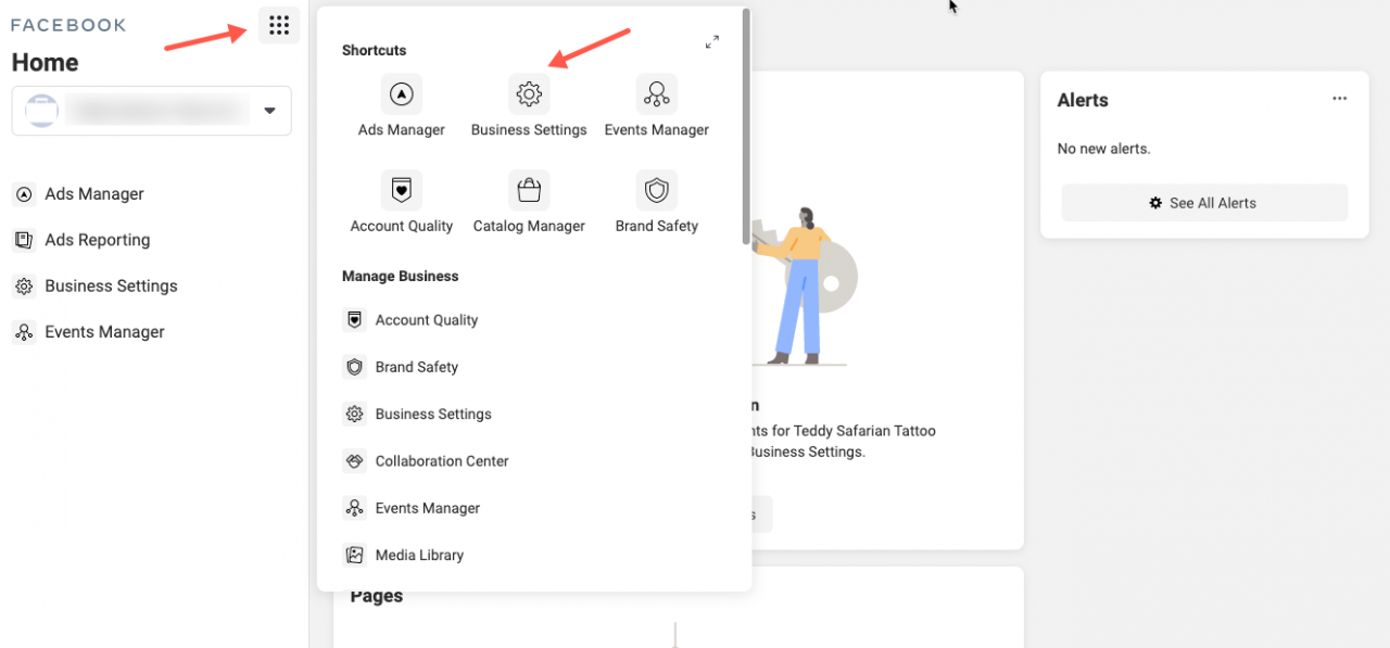 How to delete an ad account in business manager