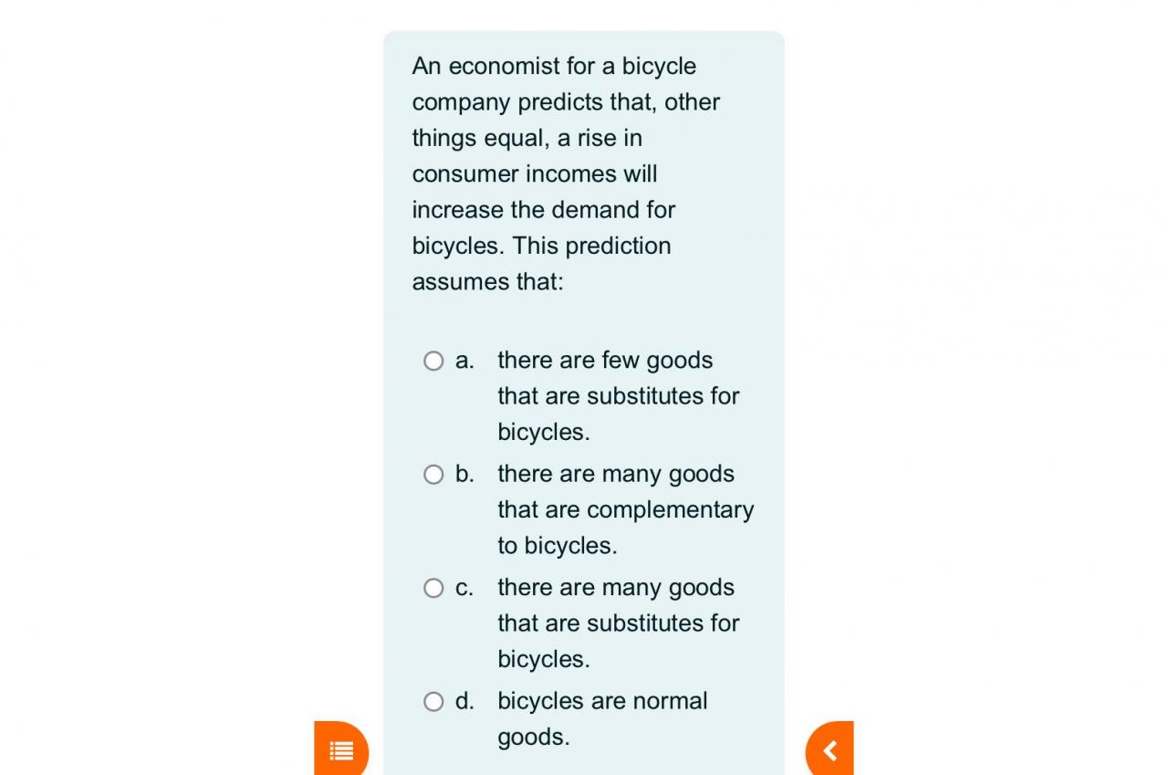 An economist for a bicycle company