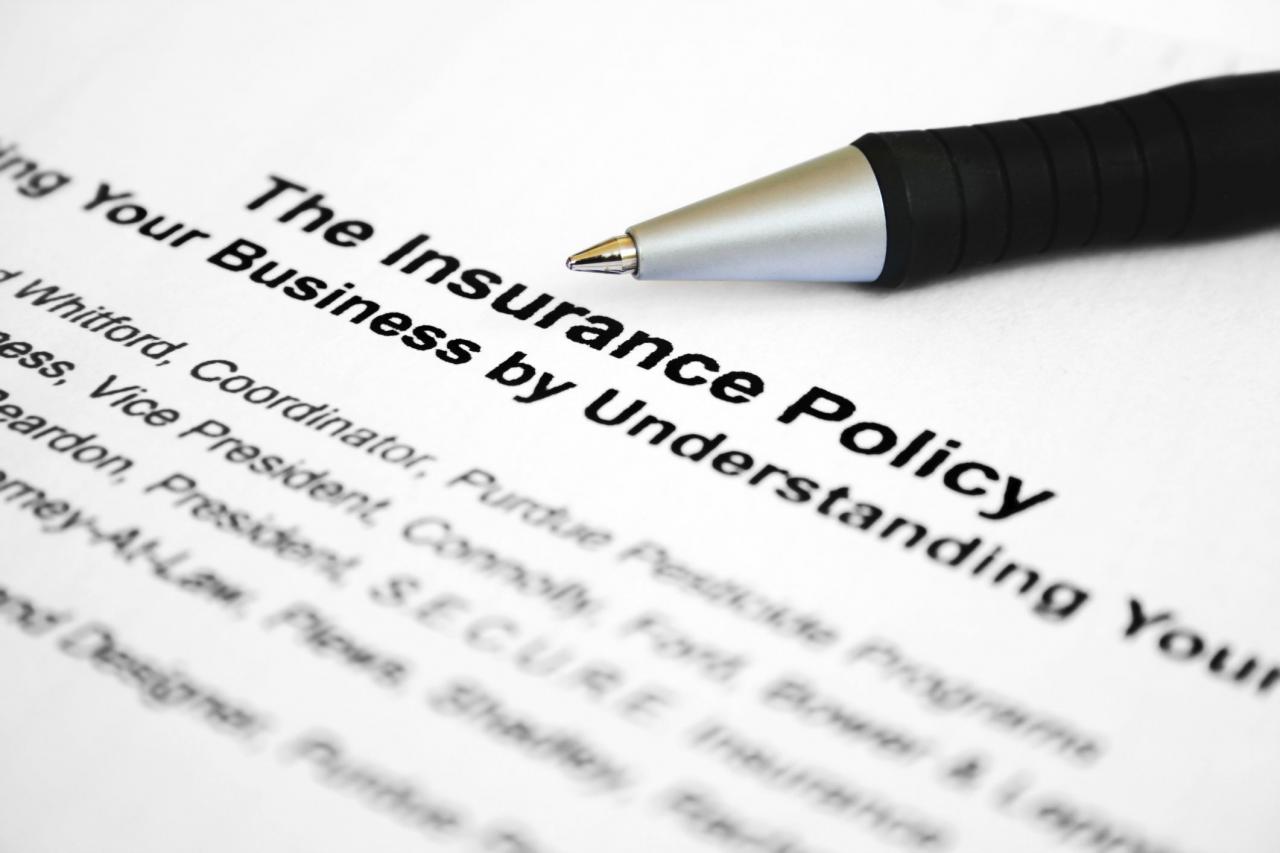 An insurance company writes a policy