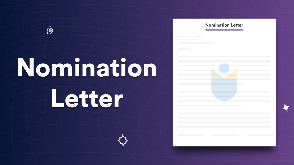 How to write an employee of the month nomination letter