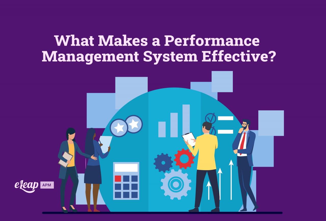An effective performance management system should: